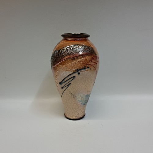 #230406 Raku Glitter Glaze 9x4.5 $32 at Hunter Wolff Gallery